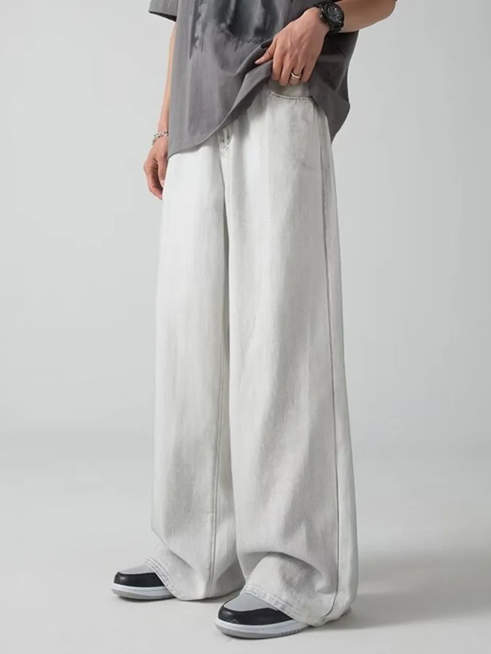 Men's Plus Size Wide Leg Pants, image 4