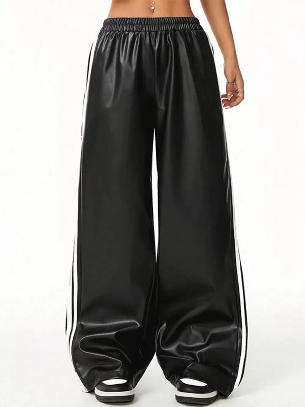 Striped Wide Leg Pants, image 2