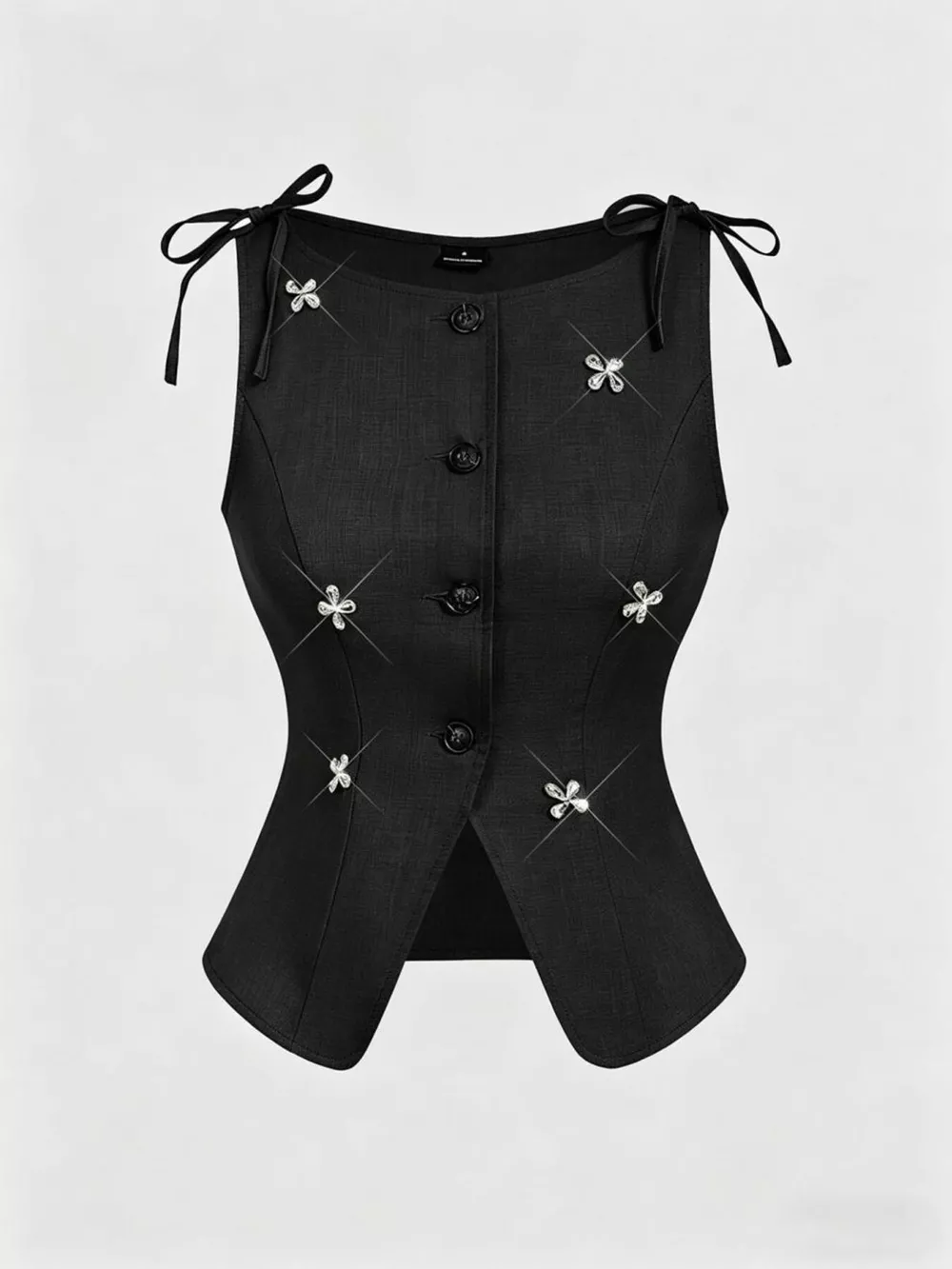 Button-Down Embellished Vest, image 5