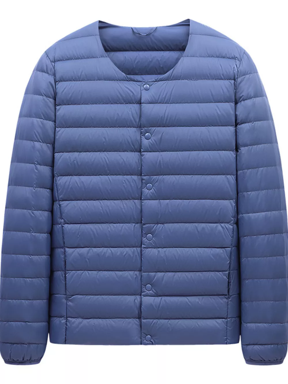 Men's Plus Size Lightweight Snap-Down Jacket, image 3