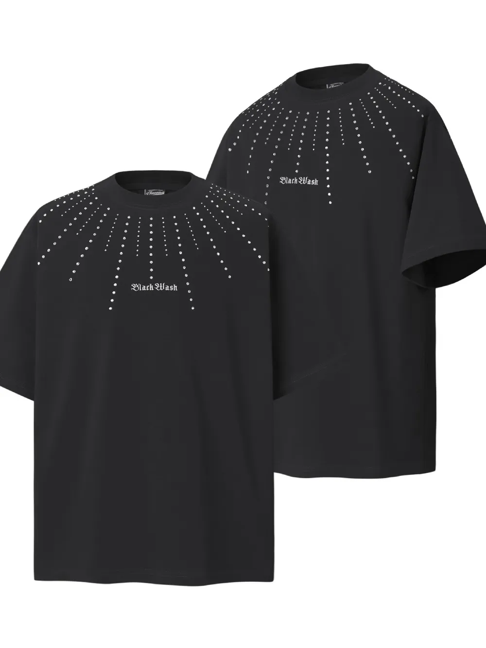 Men's Embellished Oversized Short Sleeve T-Shirt, image 4