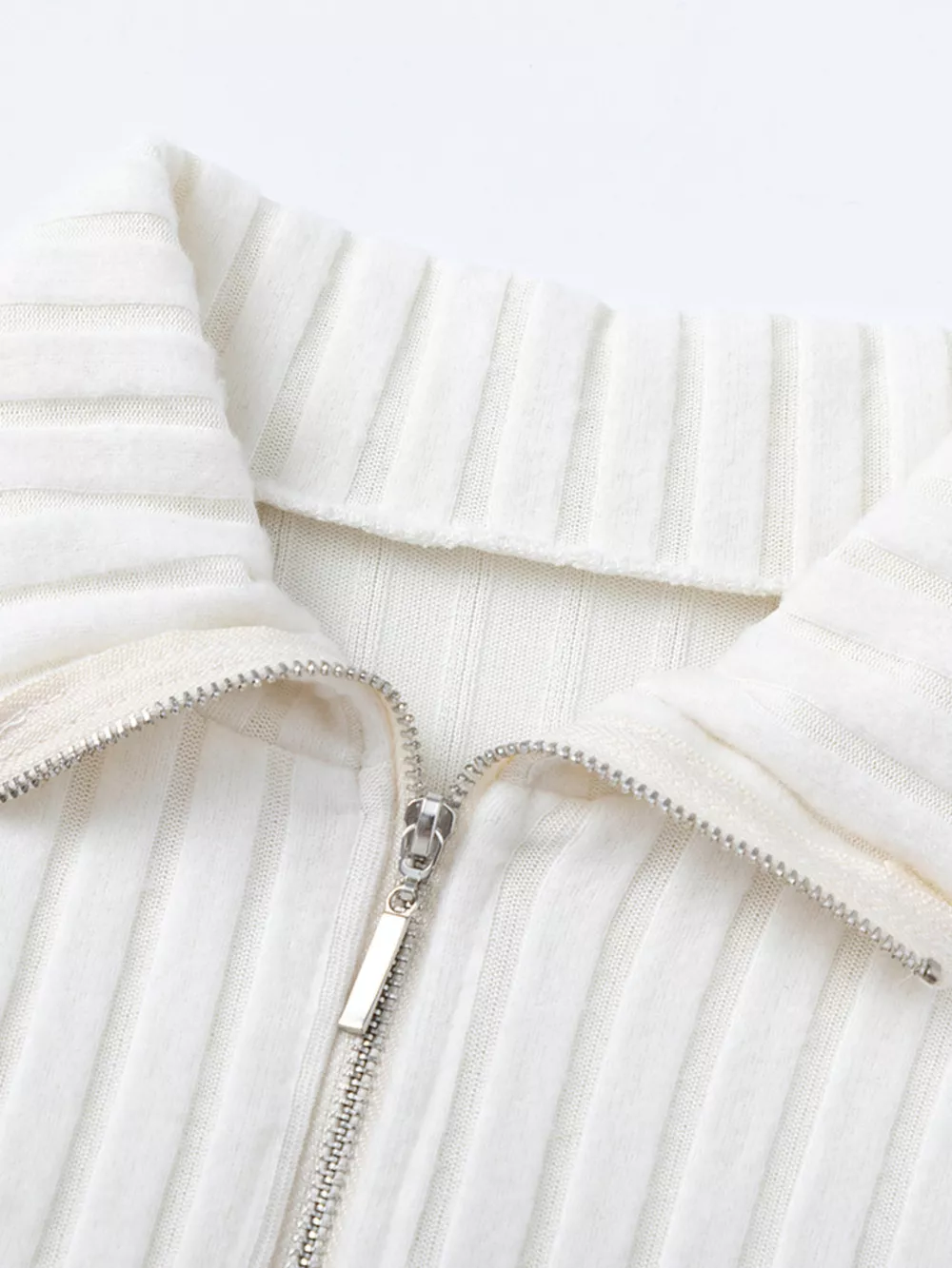 Ribbed Knit Top and Pants Set, image 6