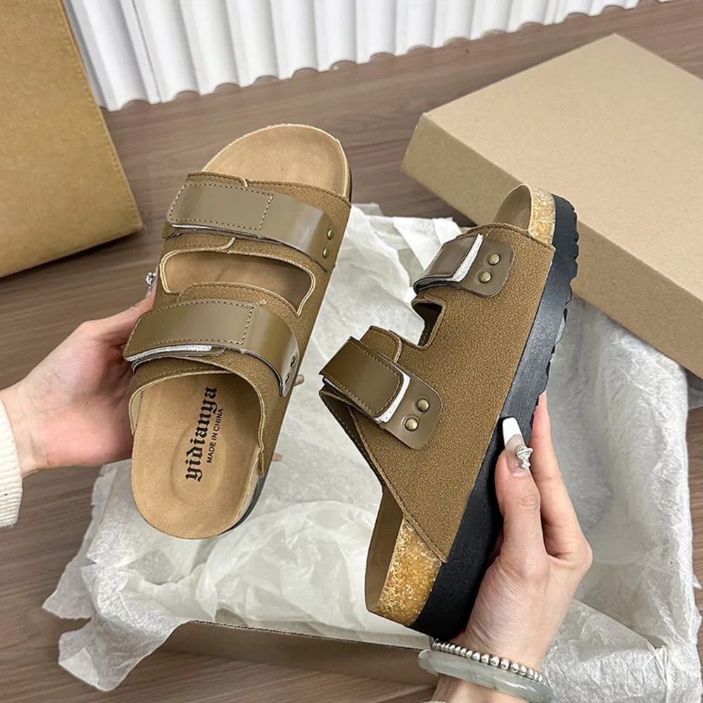 Double Buckle Platform Sandals, image 5