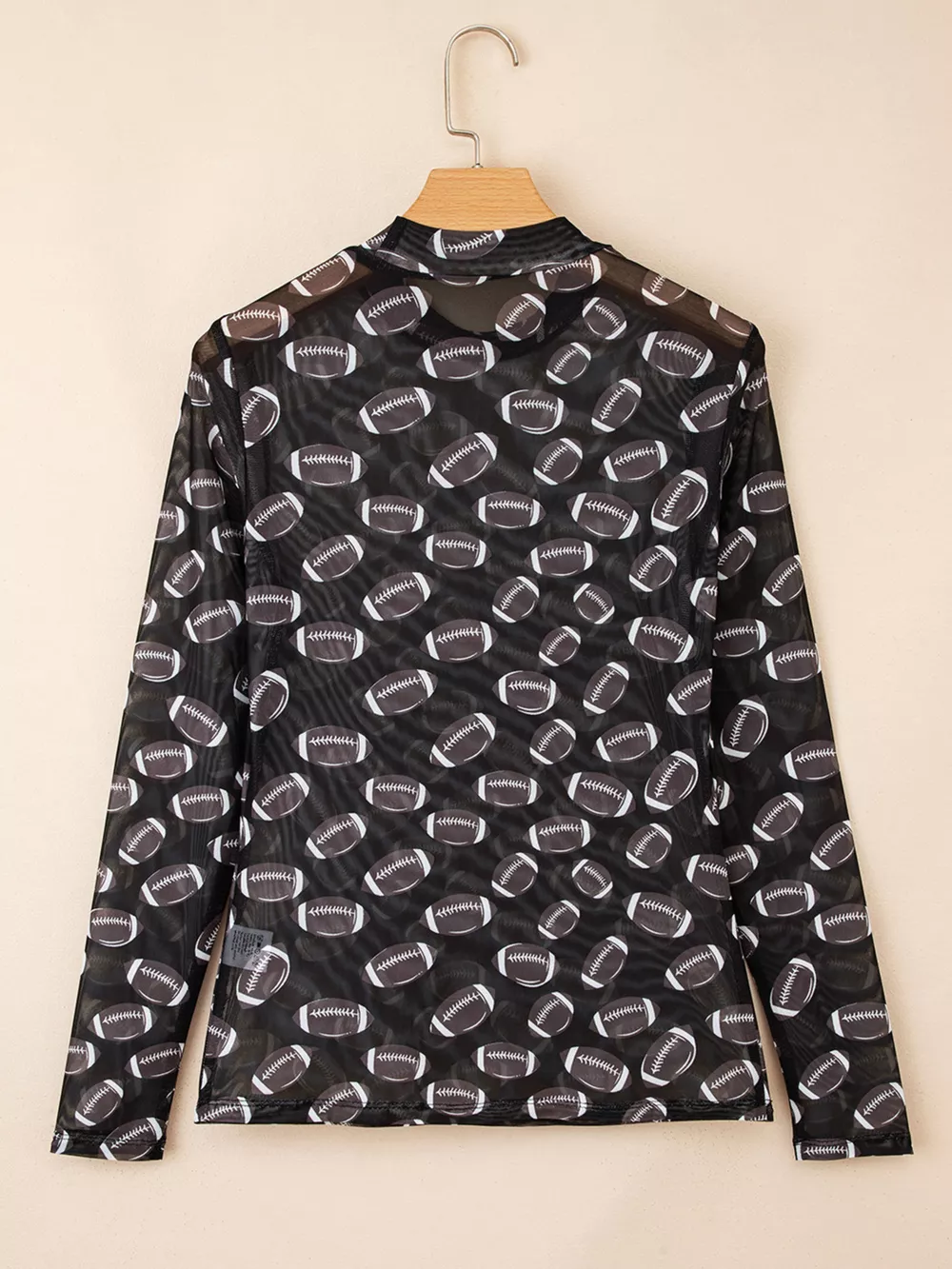 Game Day Mesh Sheer Long Sleeve Top, image 14
