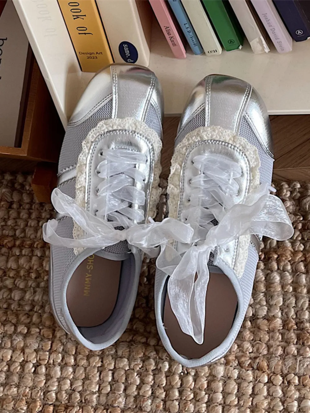 Round Toe Lace Up Sneakers, image 4