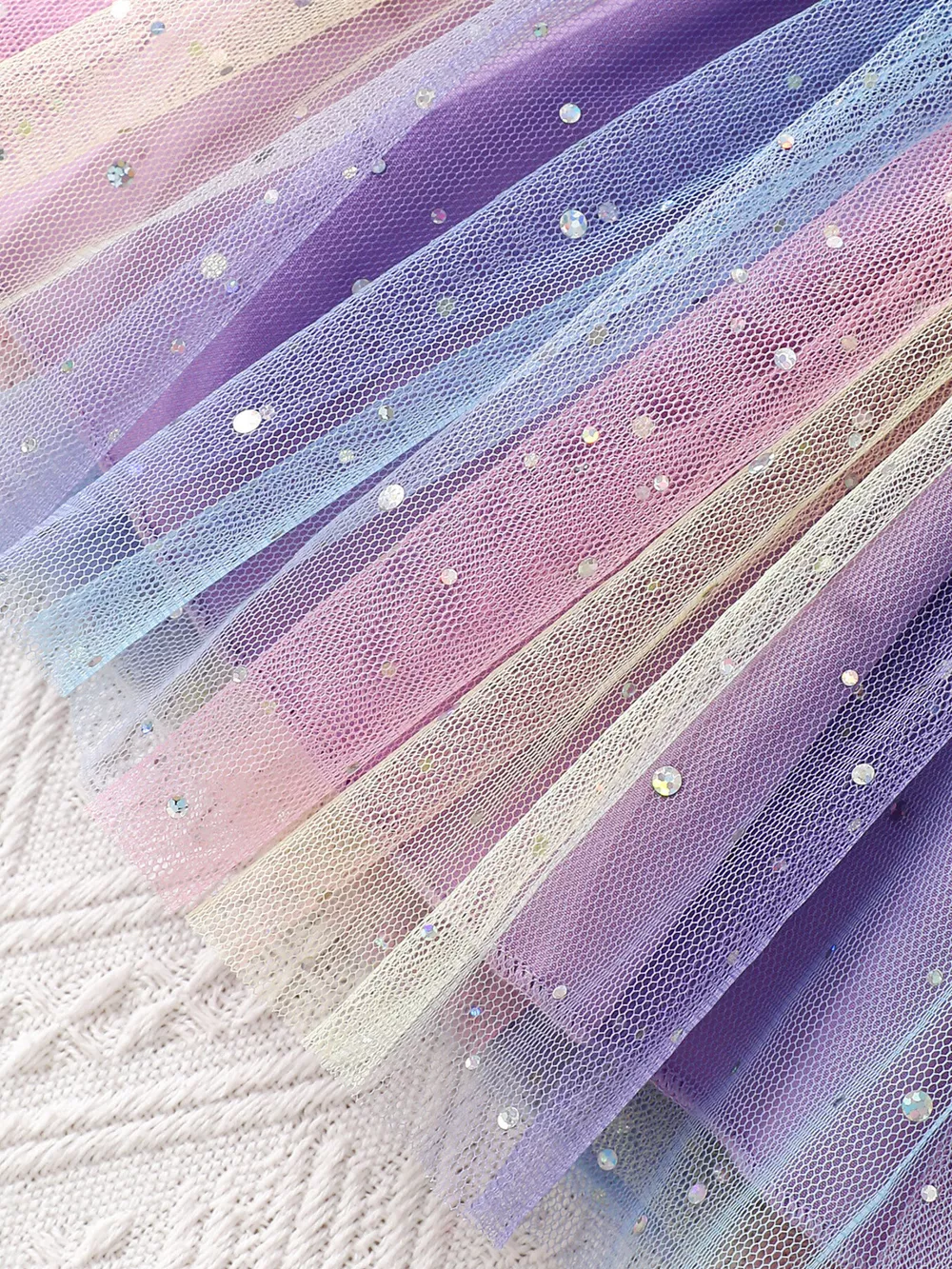Children's Bowknot Tulle Dress with Headband, image 7
