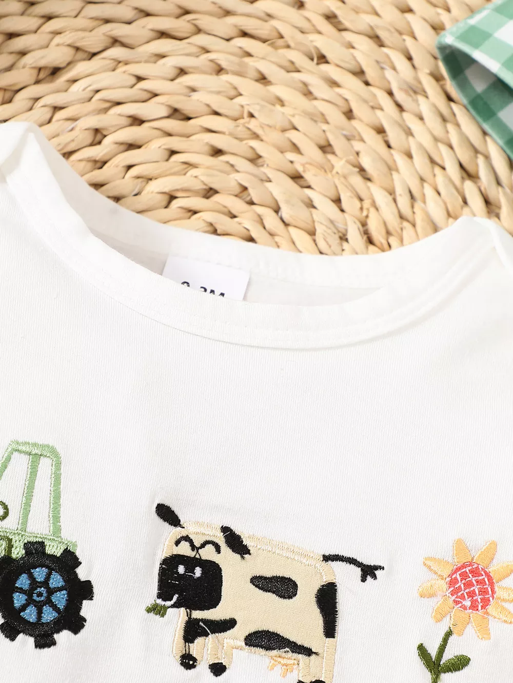 Children's Long Sleeve Bodysuit and Pants Set with Hat, image 2