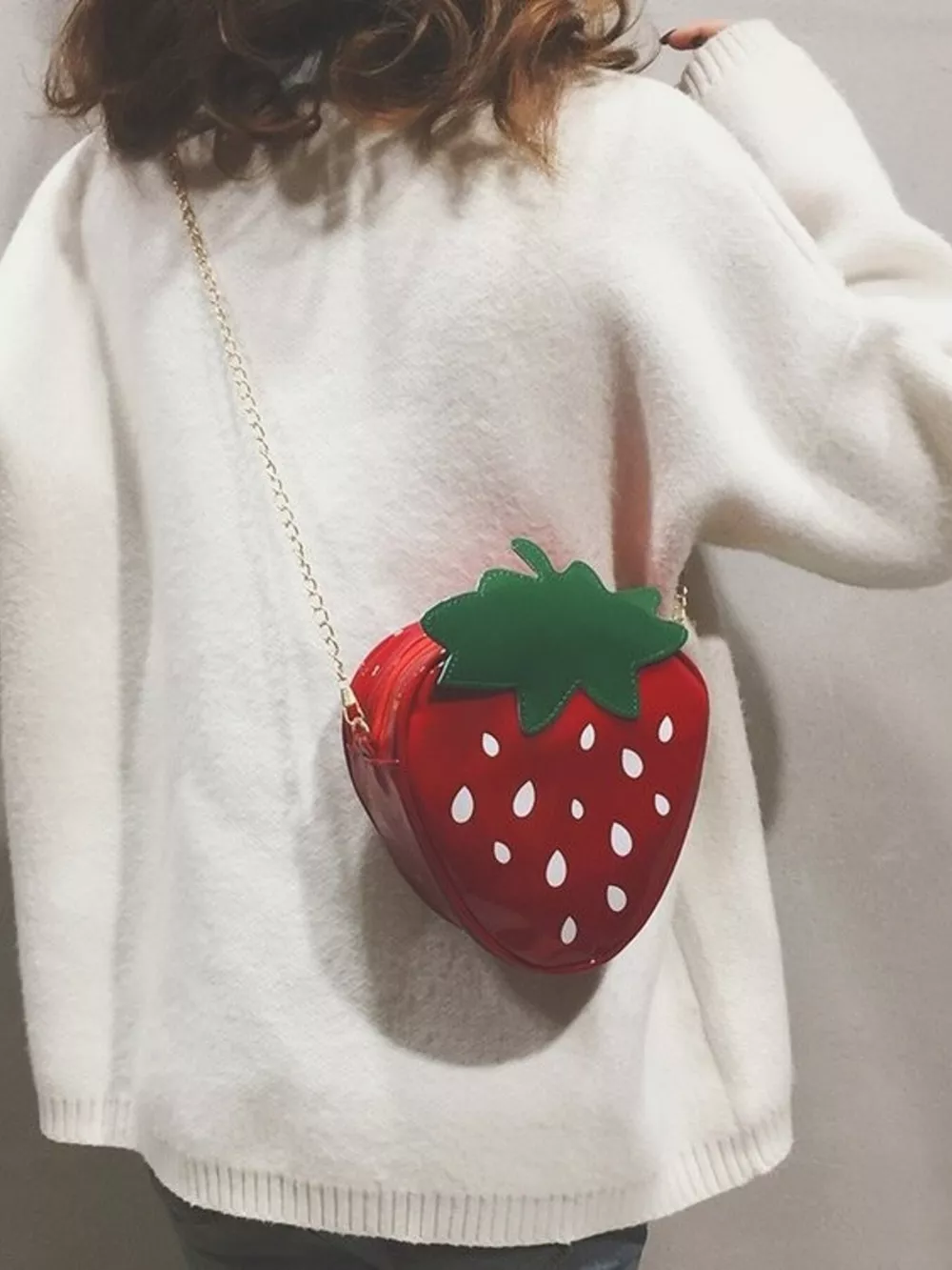Strawberry Shaped Crossbody Bag, image 13