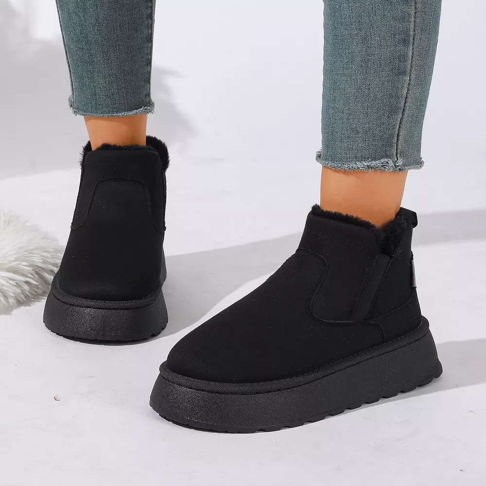 Round Toe Platform Boots, image 7