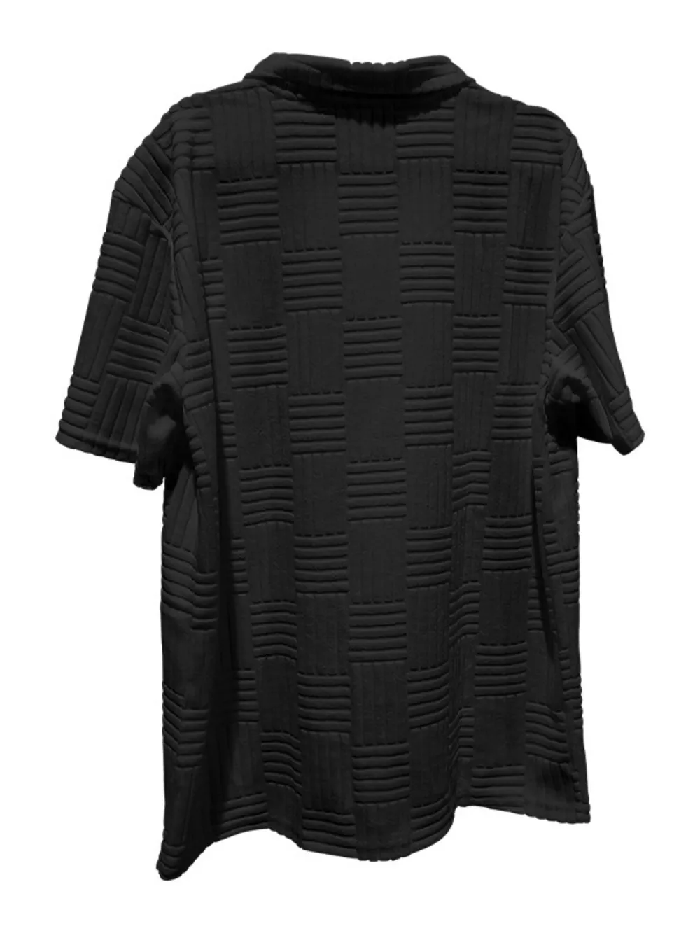 Men's Full Size Button Up Short Sleeve Top and Shorts Set Plus Size, image 10