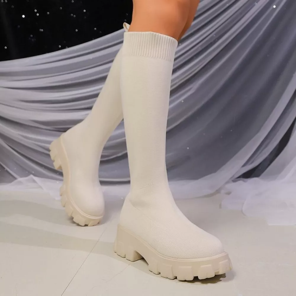 Chunky Platform Knee High Boots, image 18