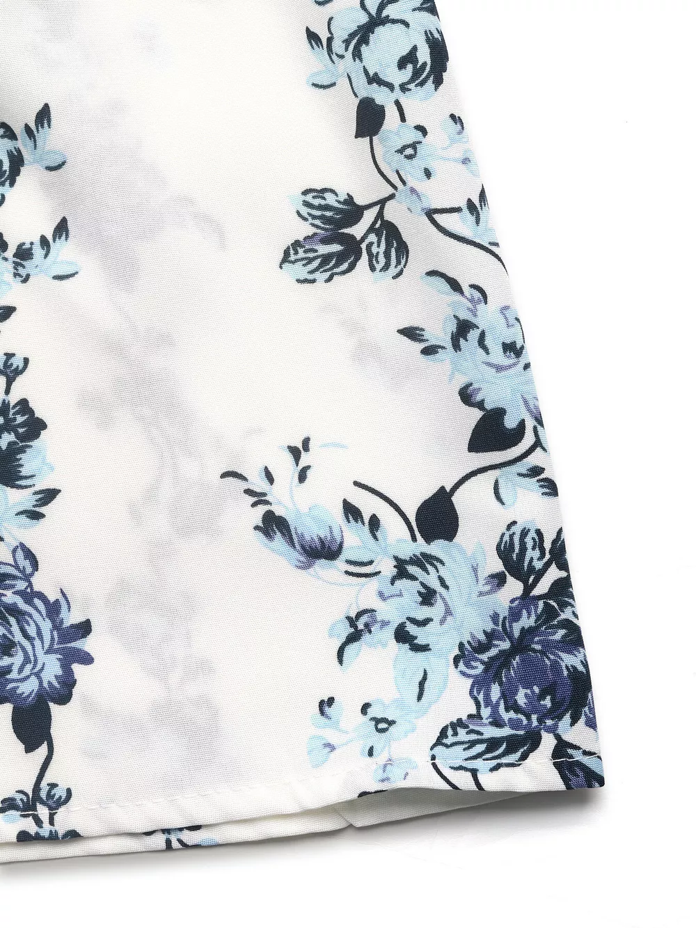 Floral Print Tie Front Wide Leg Pants, image 9