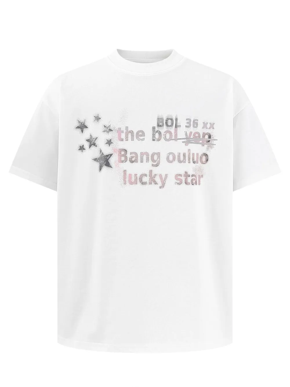 Men's Star Letter Graphic Short Sleeve T-Shirt, image 2
