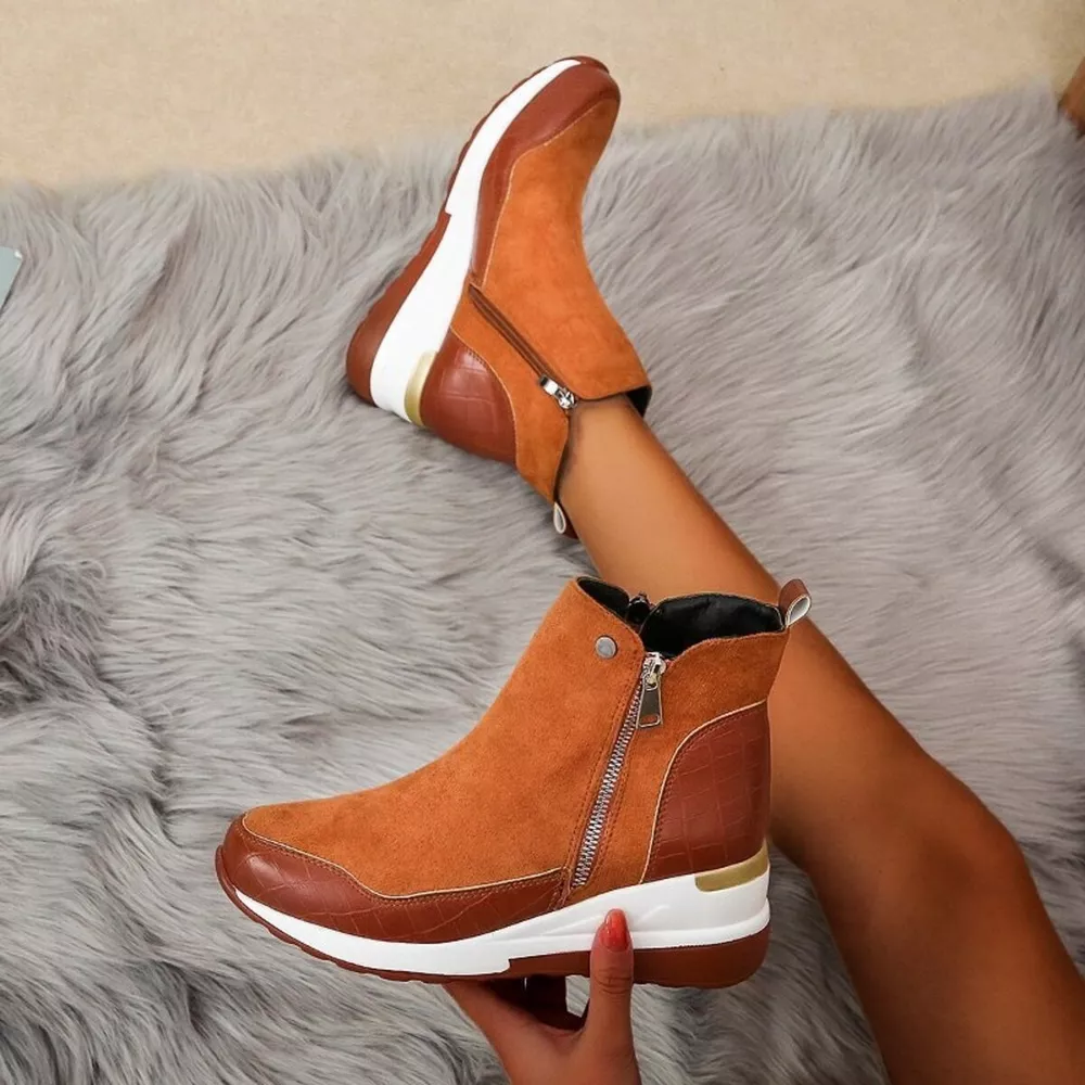 Side Zipper Ankle Boots, image 8