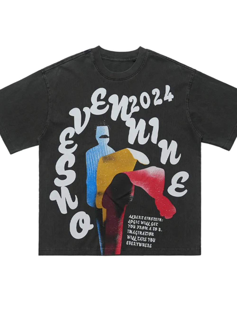 Men's Vintage Graphic Print Oversized T-Shirt, image 5