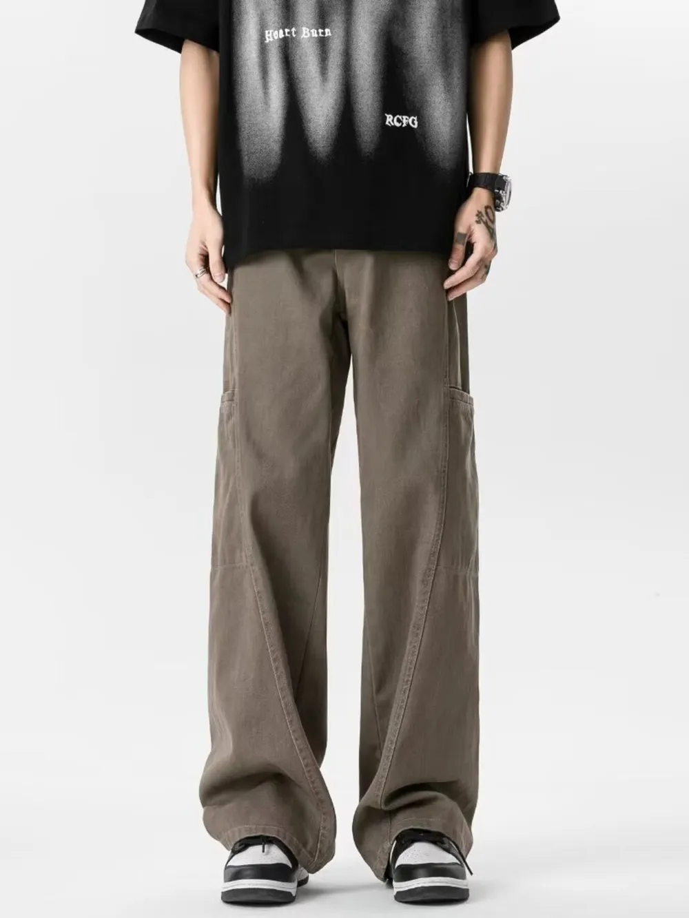 Men's Plus Size Loose Fit Pants, image 2