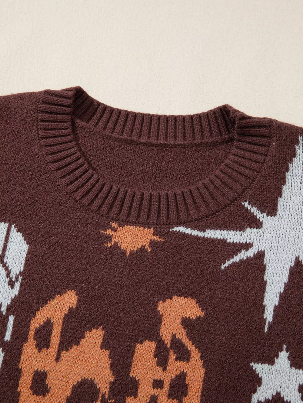 Cowgirl Round Neck Casual Sweater, image 5