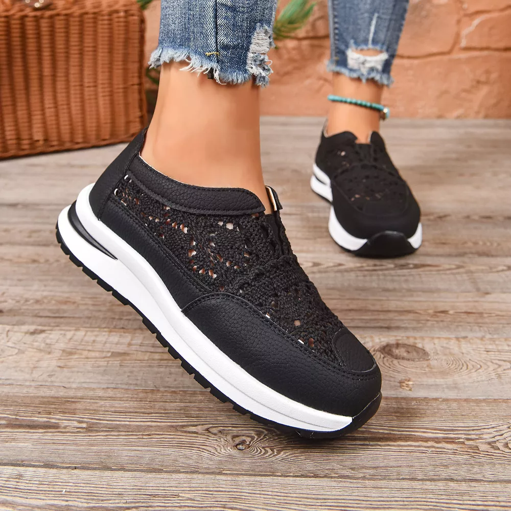 Breathable Round Toe Slip-Ons, image 3