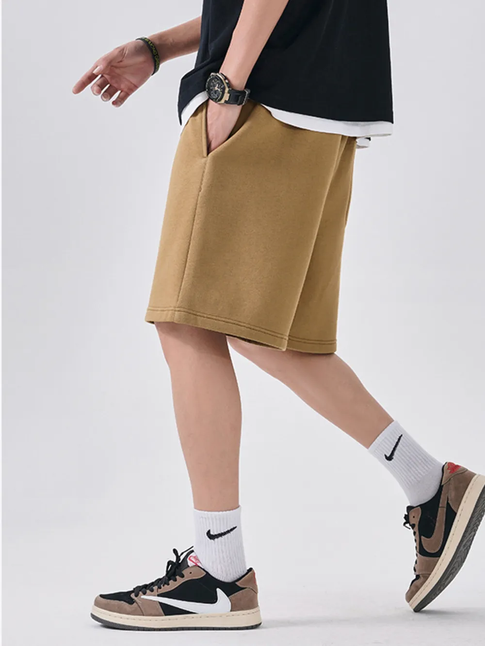 Men's Casual Drawstring Shorts, image 4