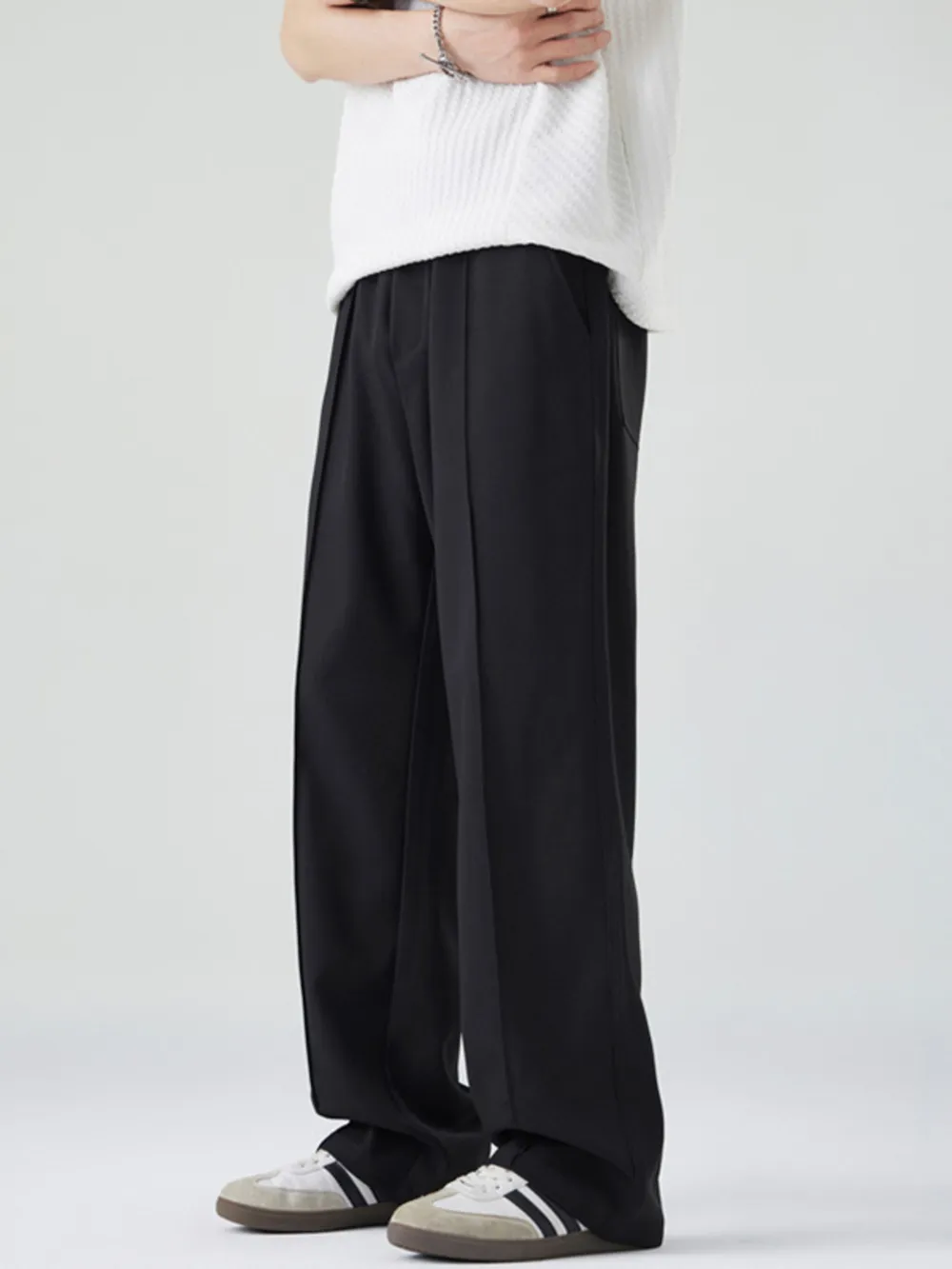 Men's Full Size Casual Loose Fit Drawstring Pants Plus Size, image 4