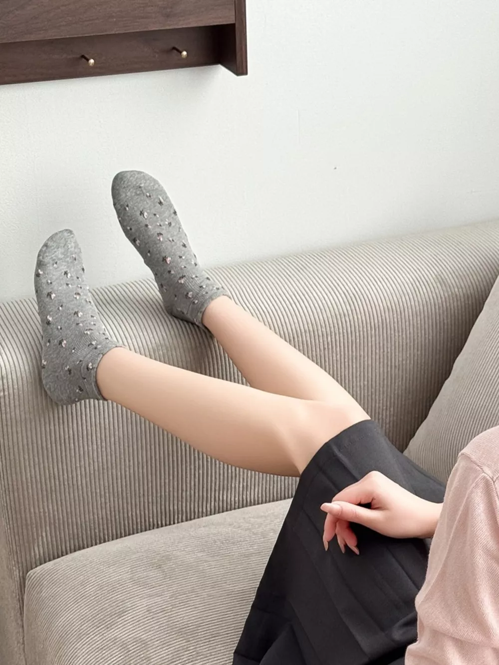 Floral Ankle Socks, image 3