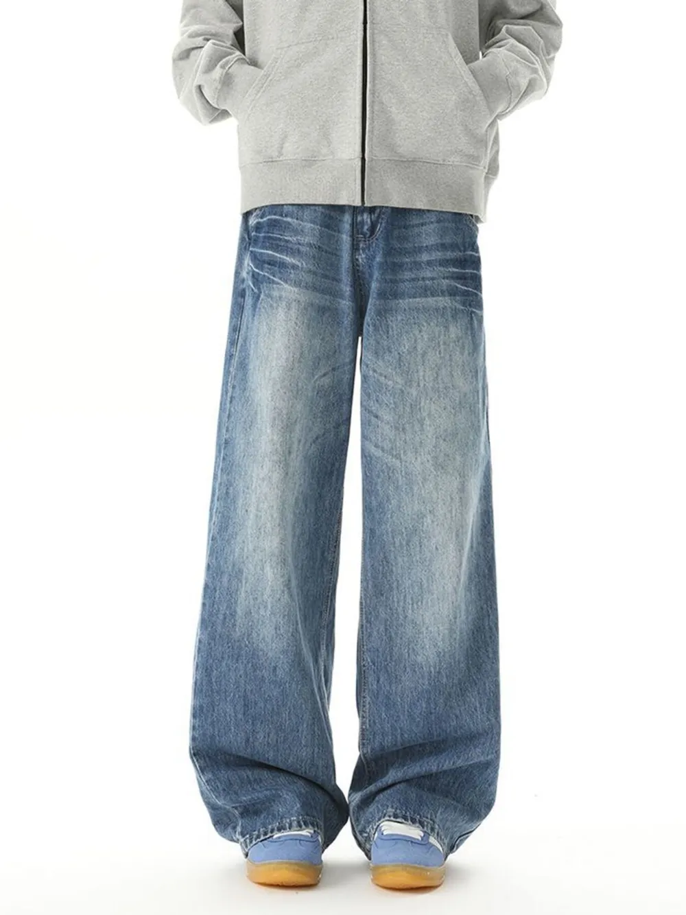 Men's Wide Leg Jeans