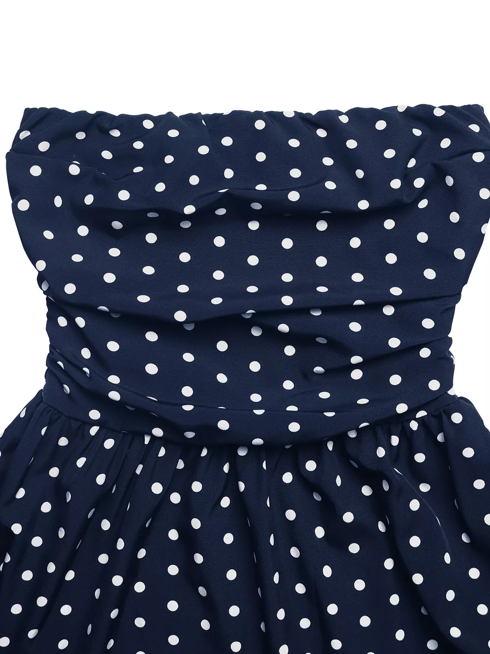 Polka Dot Tube A-Line Dress, image 14