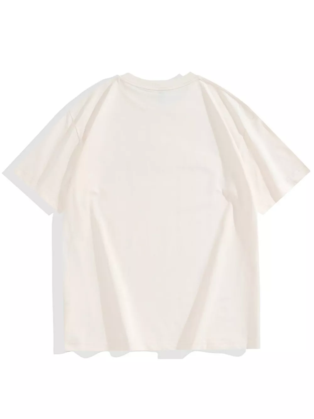 Men's Plus Size Letter Round Neck Short Sleeve T-Shirt, image 3