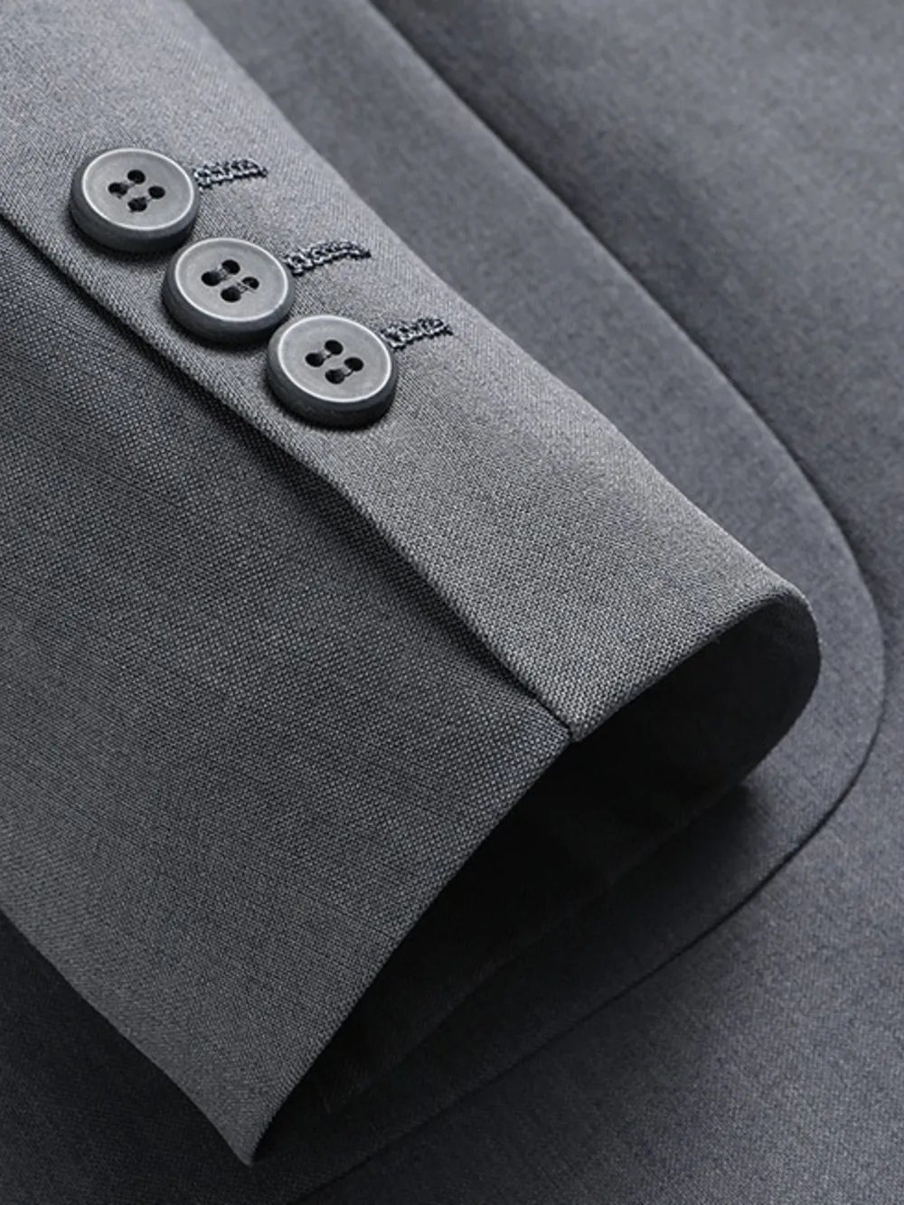 Men's Lapel Collar Long Sleeve Blazer, image 8