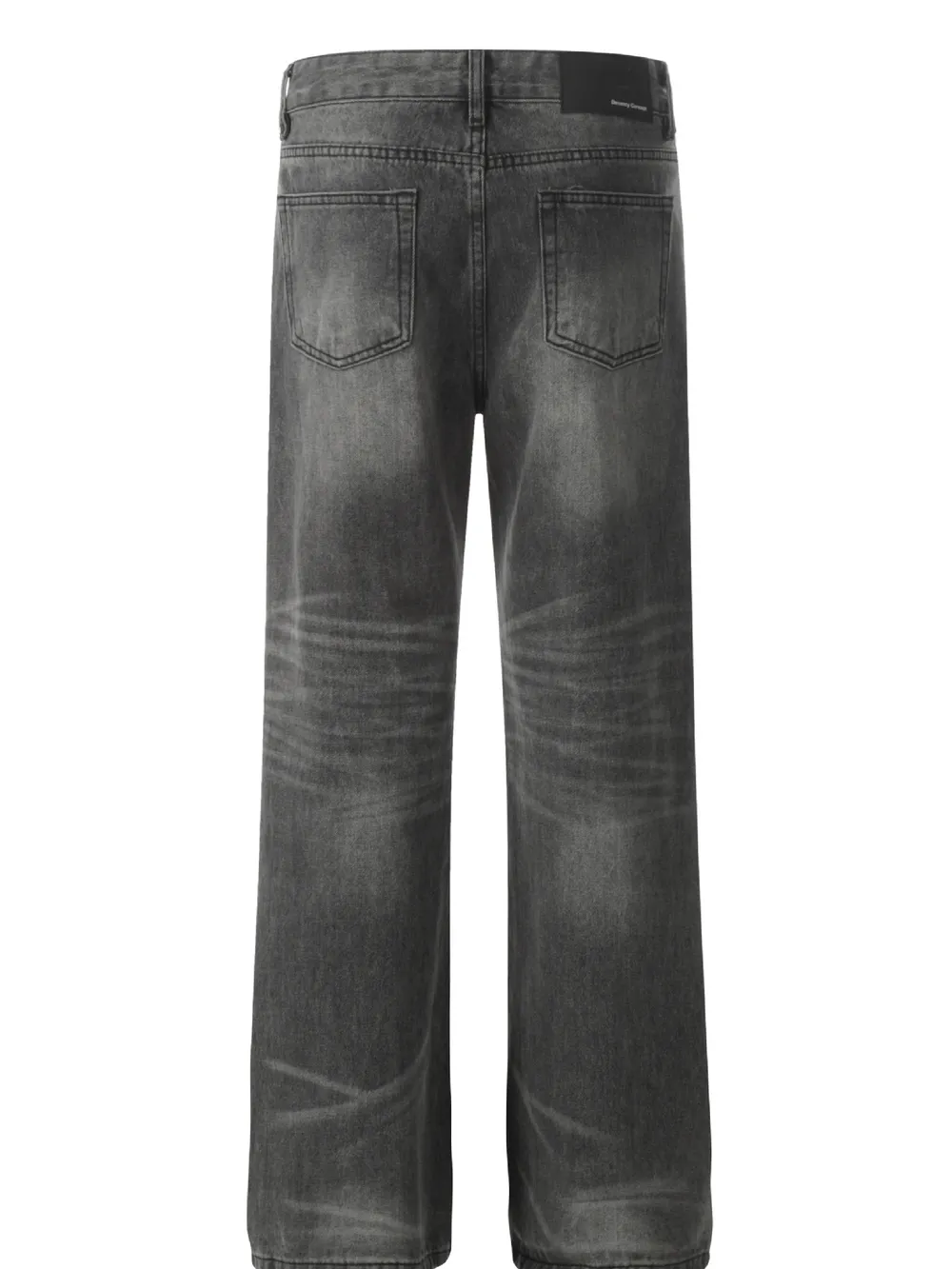 Men's Vintage Washed Straight Leg Jeans, image 3