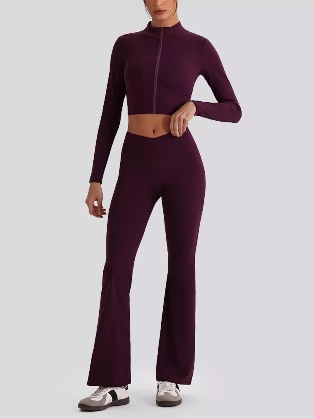 Seamless Criss-Cross V-Neck Tank and Leggings Active Set, image 27