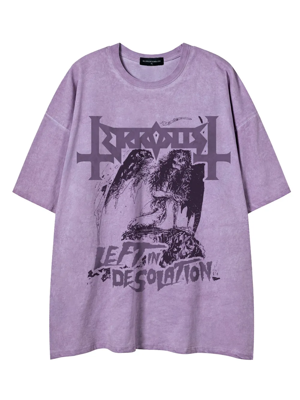 Men's Vintage Washed Graphic Oversized T-Shirt, image 2