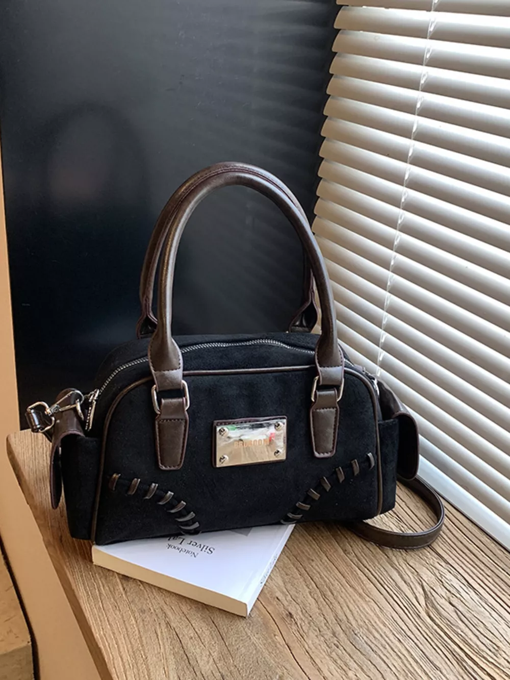 Vintage Top Handle Crossbody Bag, image 4