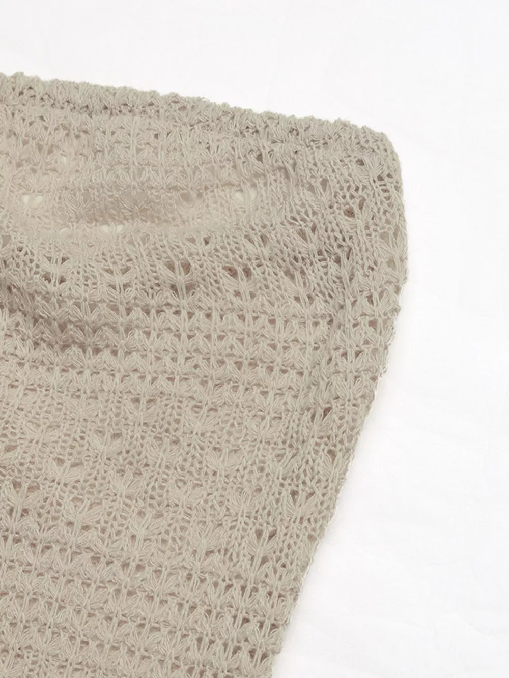 Slit Knitted Tube Maxi Dress, image 6