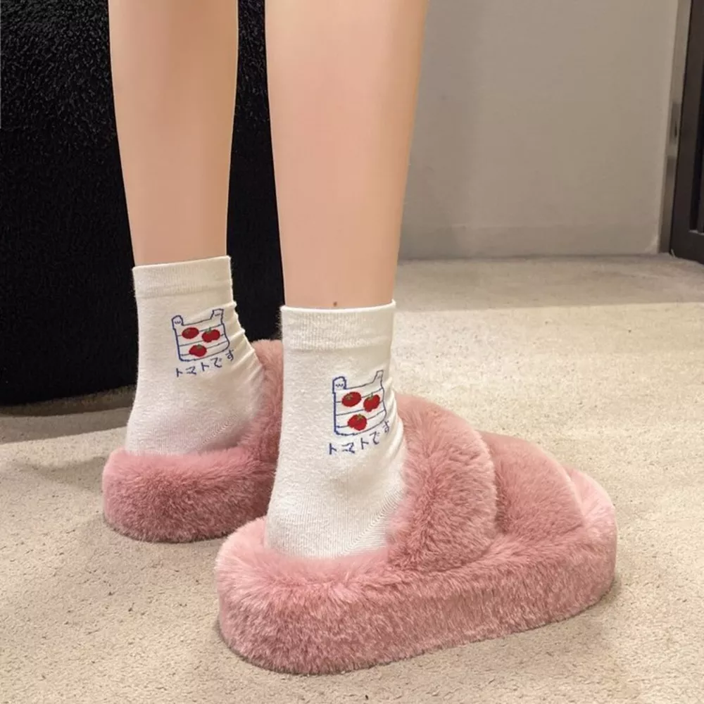 Fuzzy Open Toe Slippers, image 14