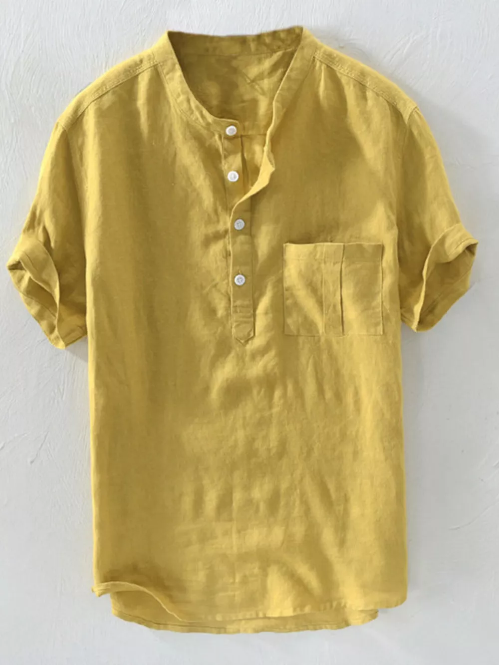 Men's Plus Size Casual Short Sleeve Shirt, image 4