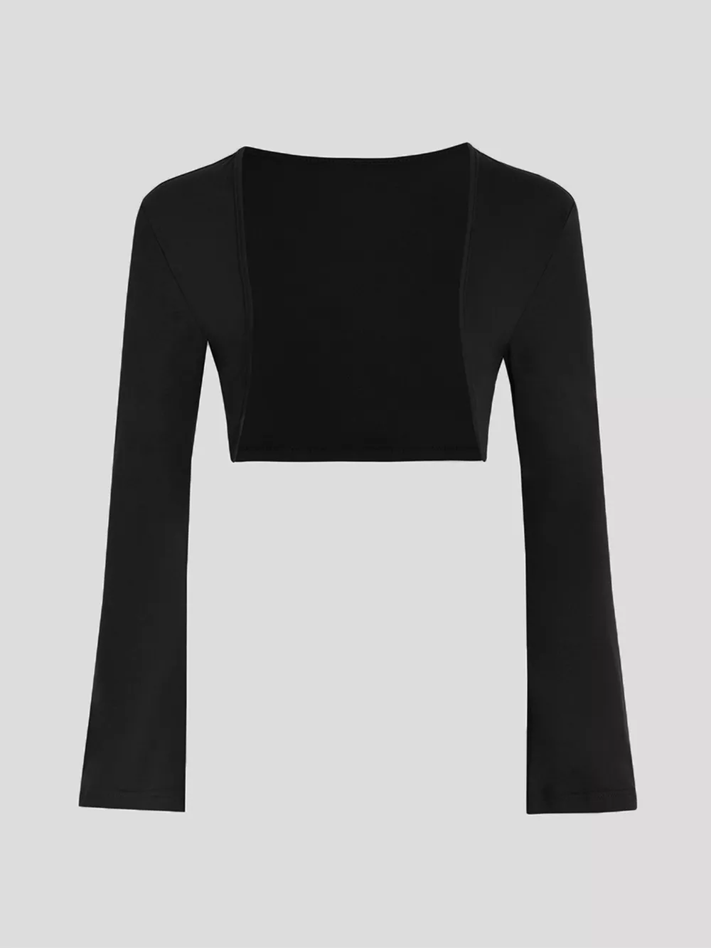 Solid Color Cami Dress & Shrug Set, image 2