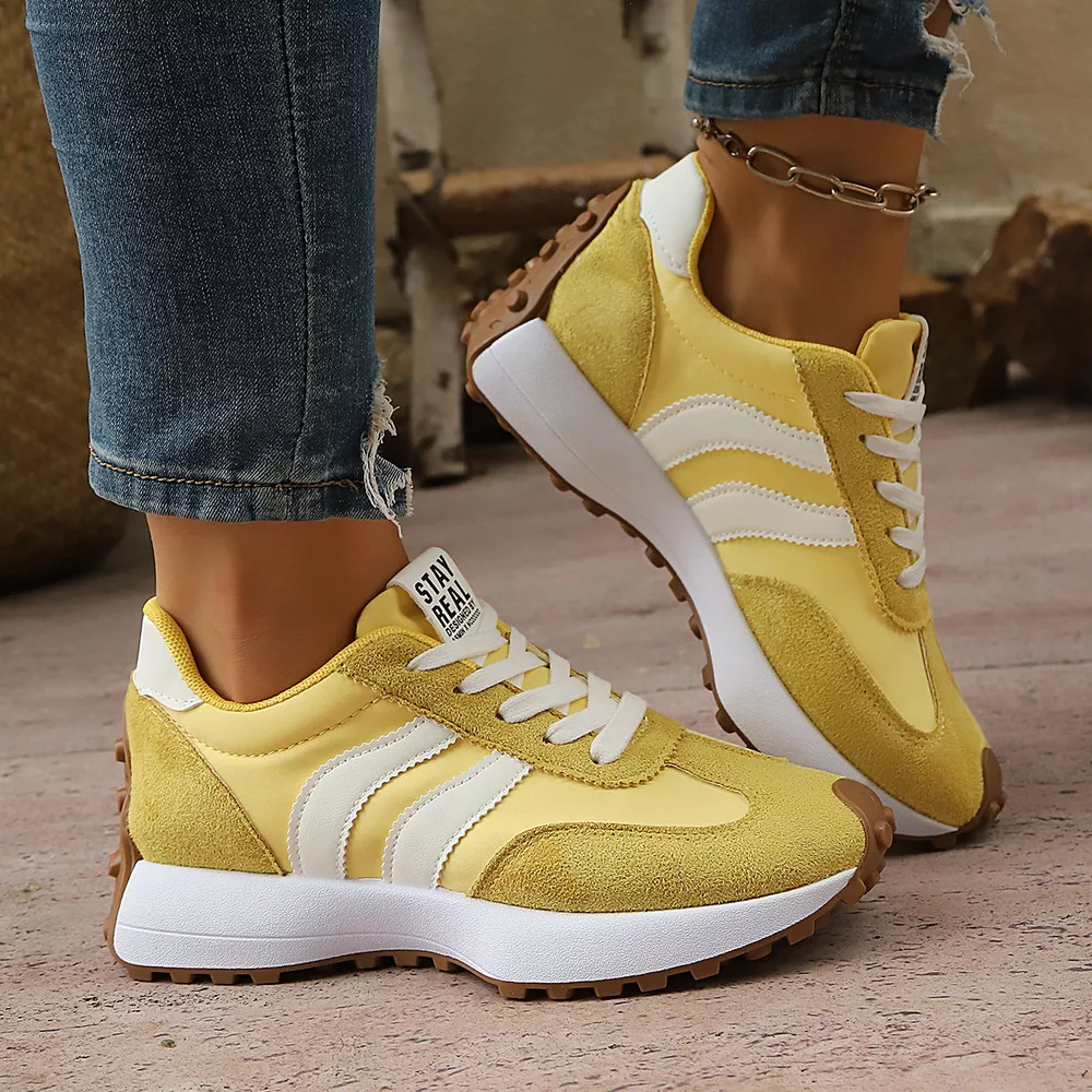 Round Toe Lace Up Sneakers, image 25