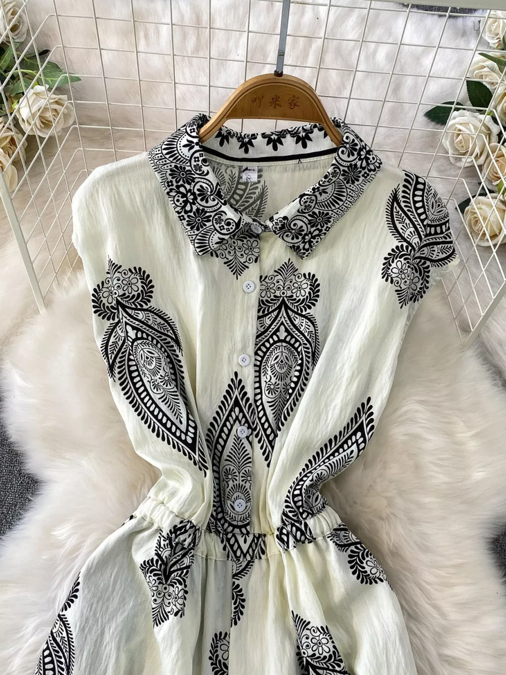 Button Front Wide Leg Jumpsuit, image 27