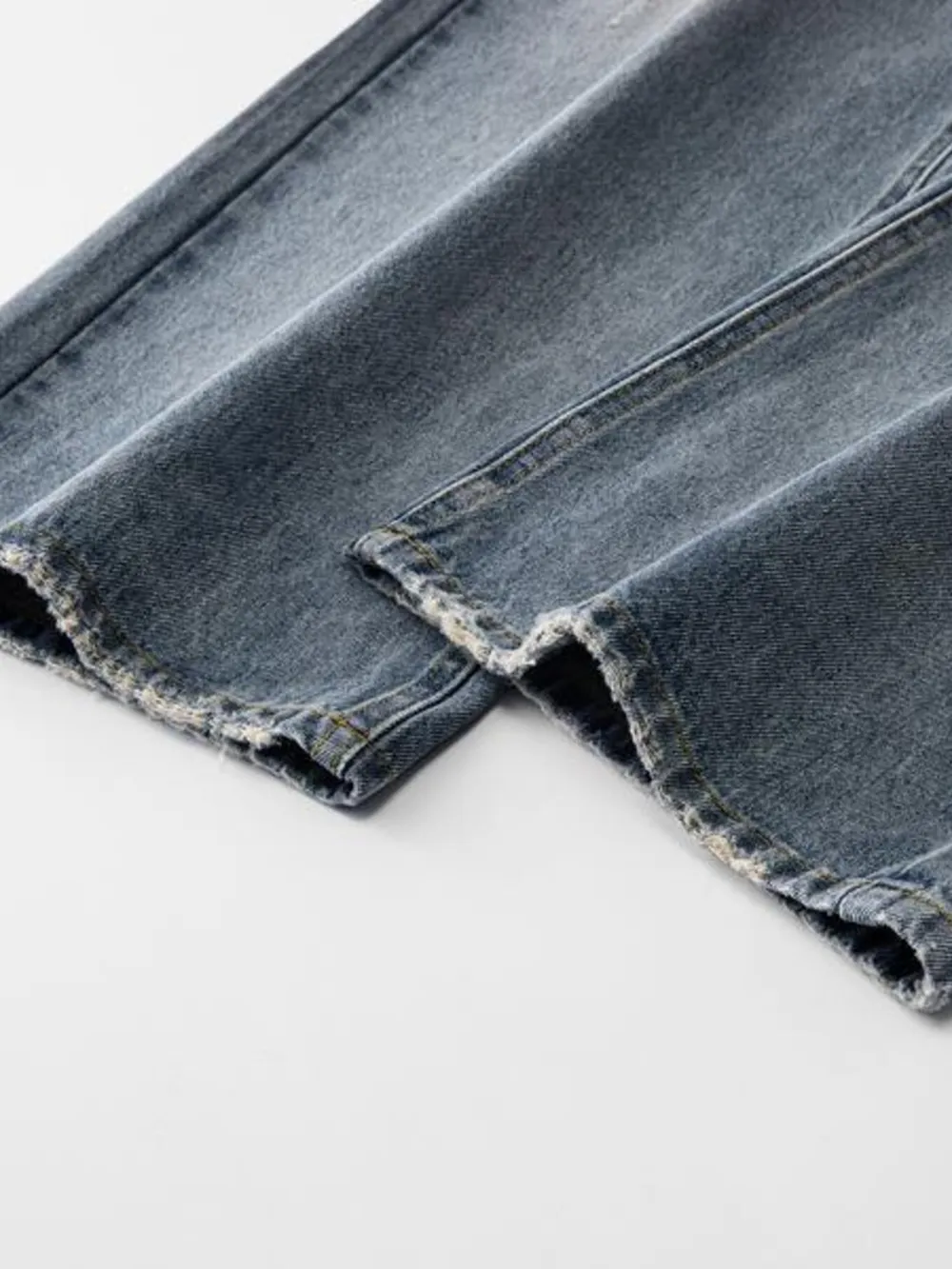 Men's Full Size Wash Wide Leg Jeans Plus Size, image 6