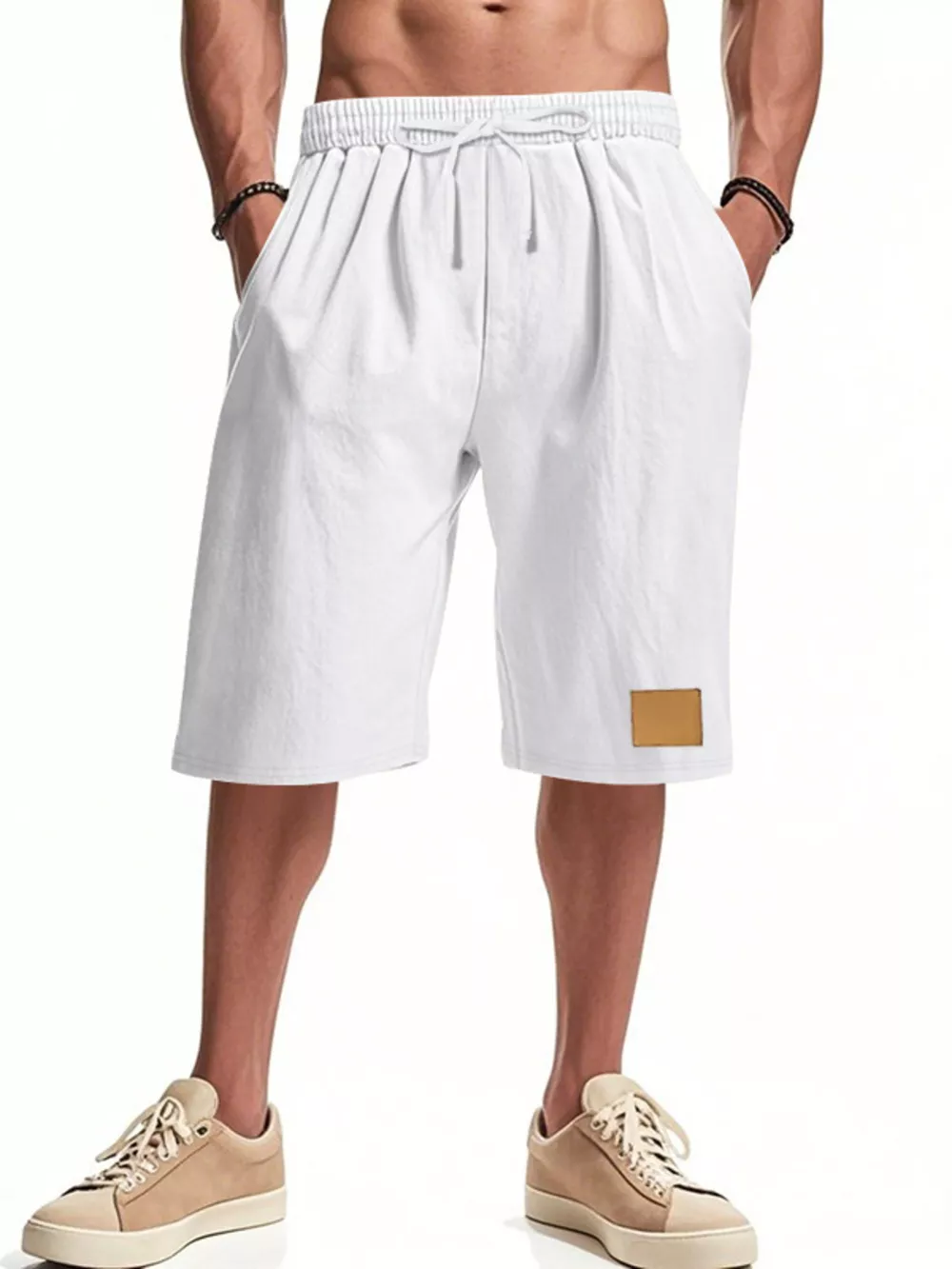 Men's Full Size Casual Drawstring Shorts Plus Size, image 7