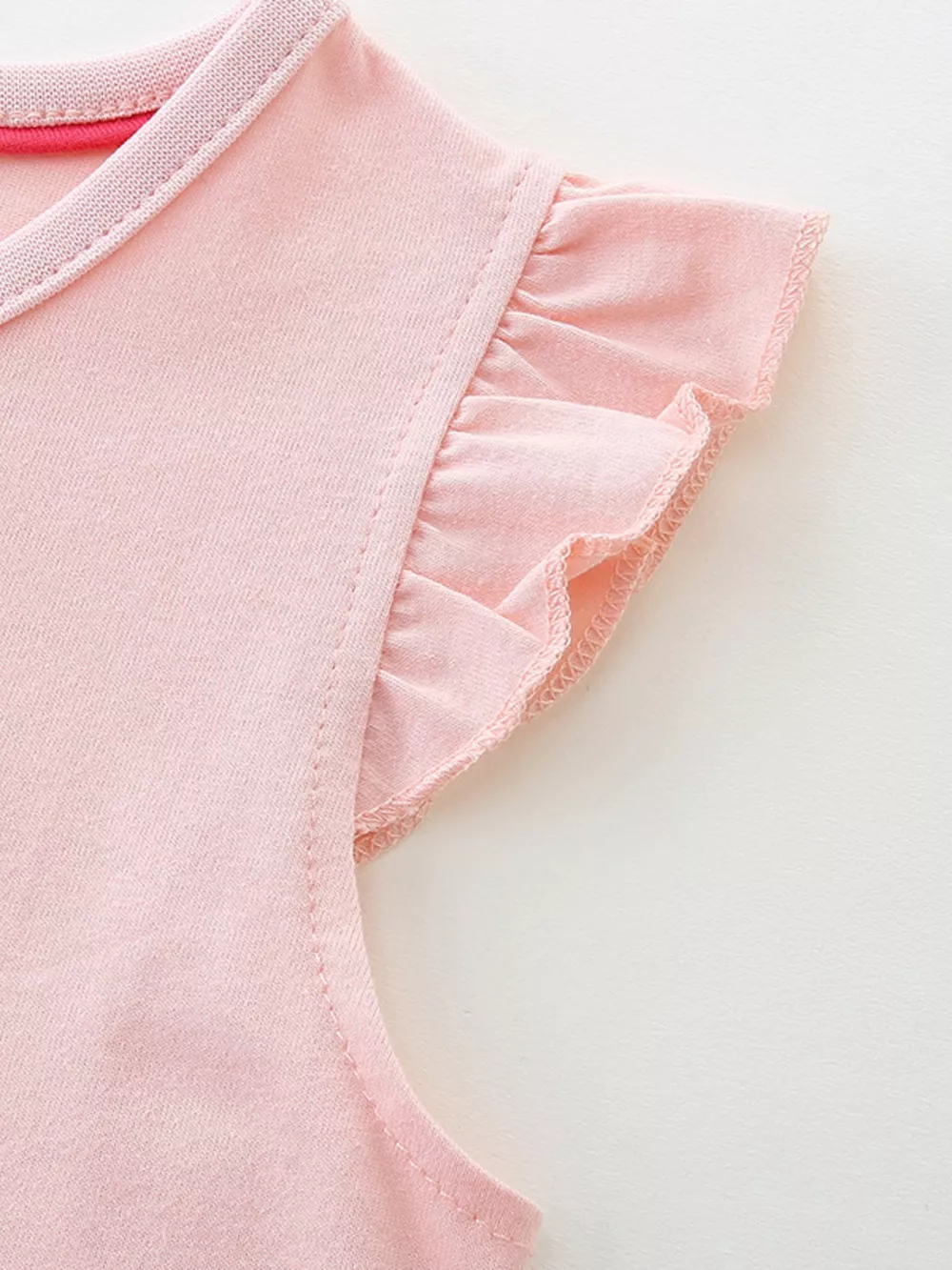 Children's Flamingo Ruffle Tulle Dress, image 3