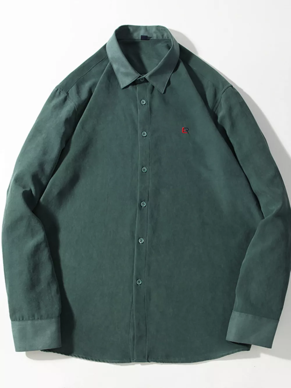 Men's Full Size Casual Button Up Long Sleeve Shirt Plus Size, image 4