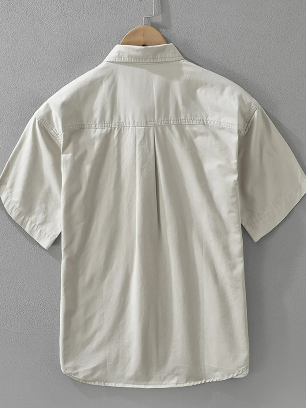Men's Plus Size Button Up Short Sleeve Shirt, image 3