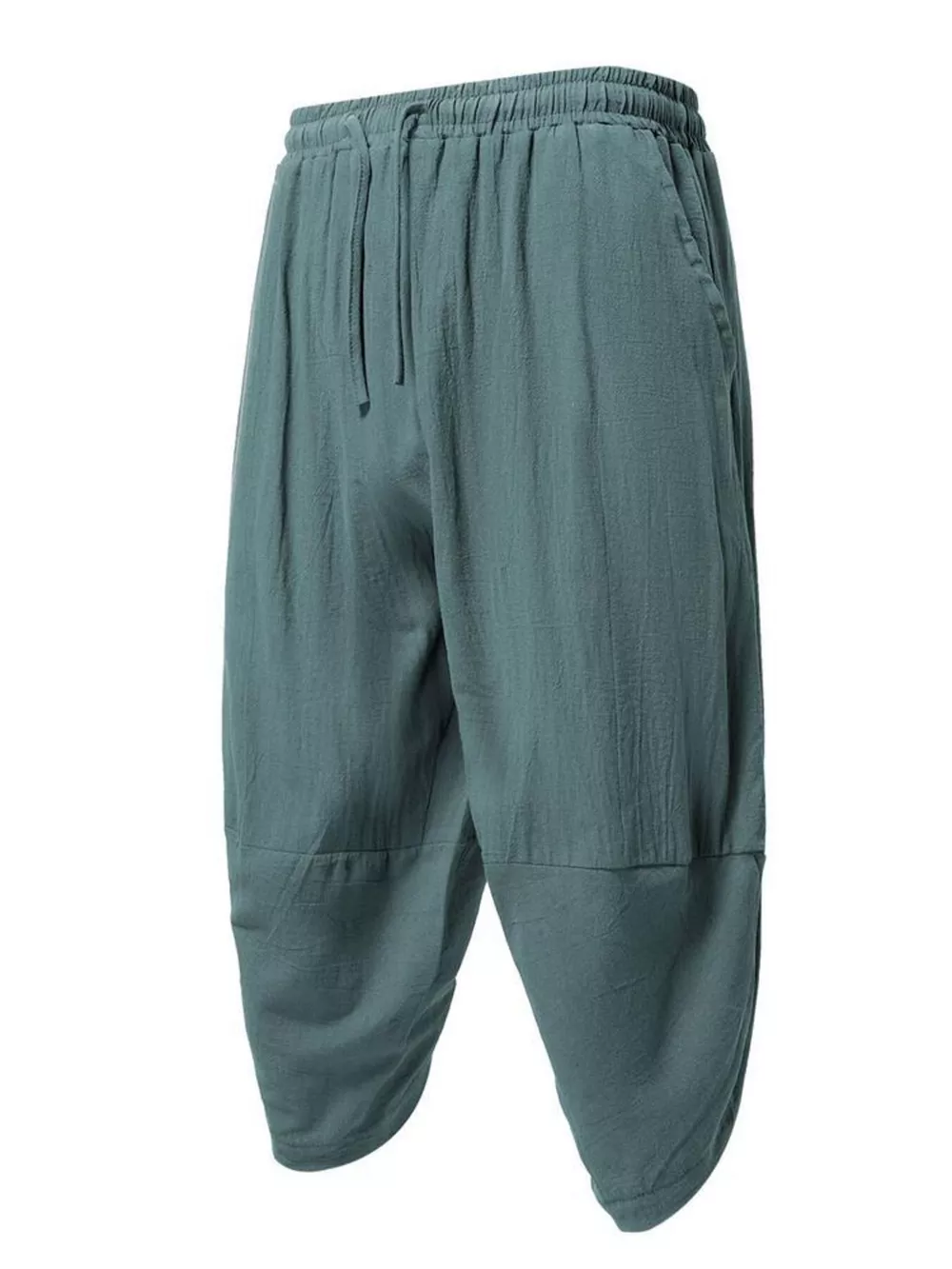 Men's Plus Size Loose Fit Cropped Pants, image 3