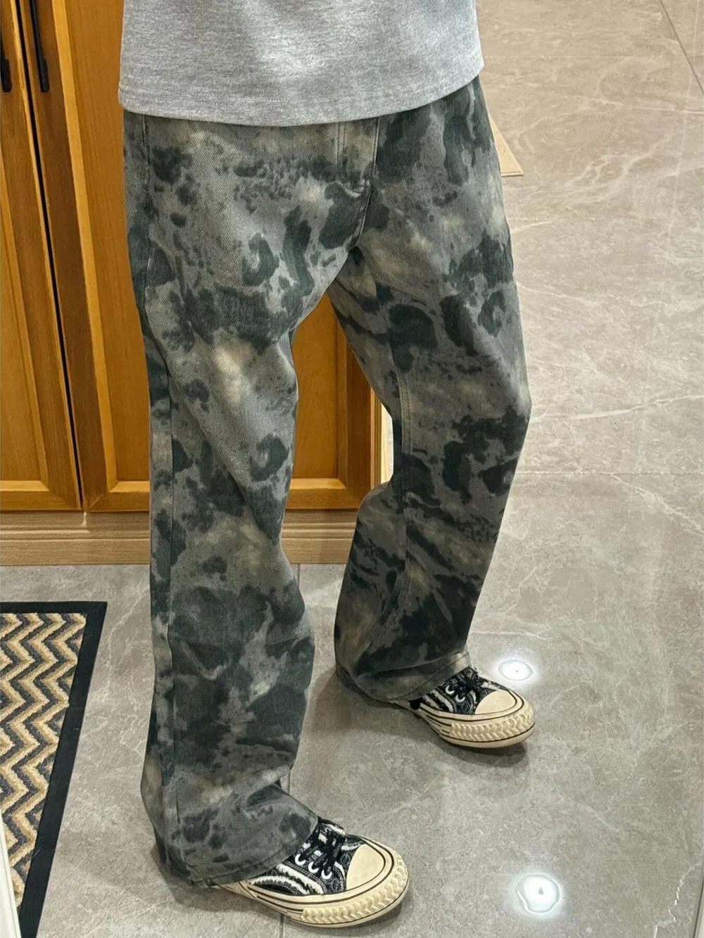 Men's Full Size Camouflage Loose Fit Pants Plus Size, image 2