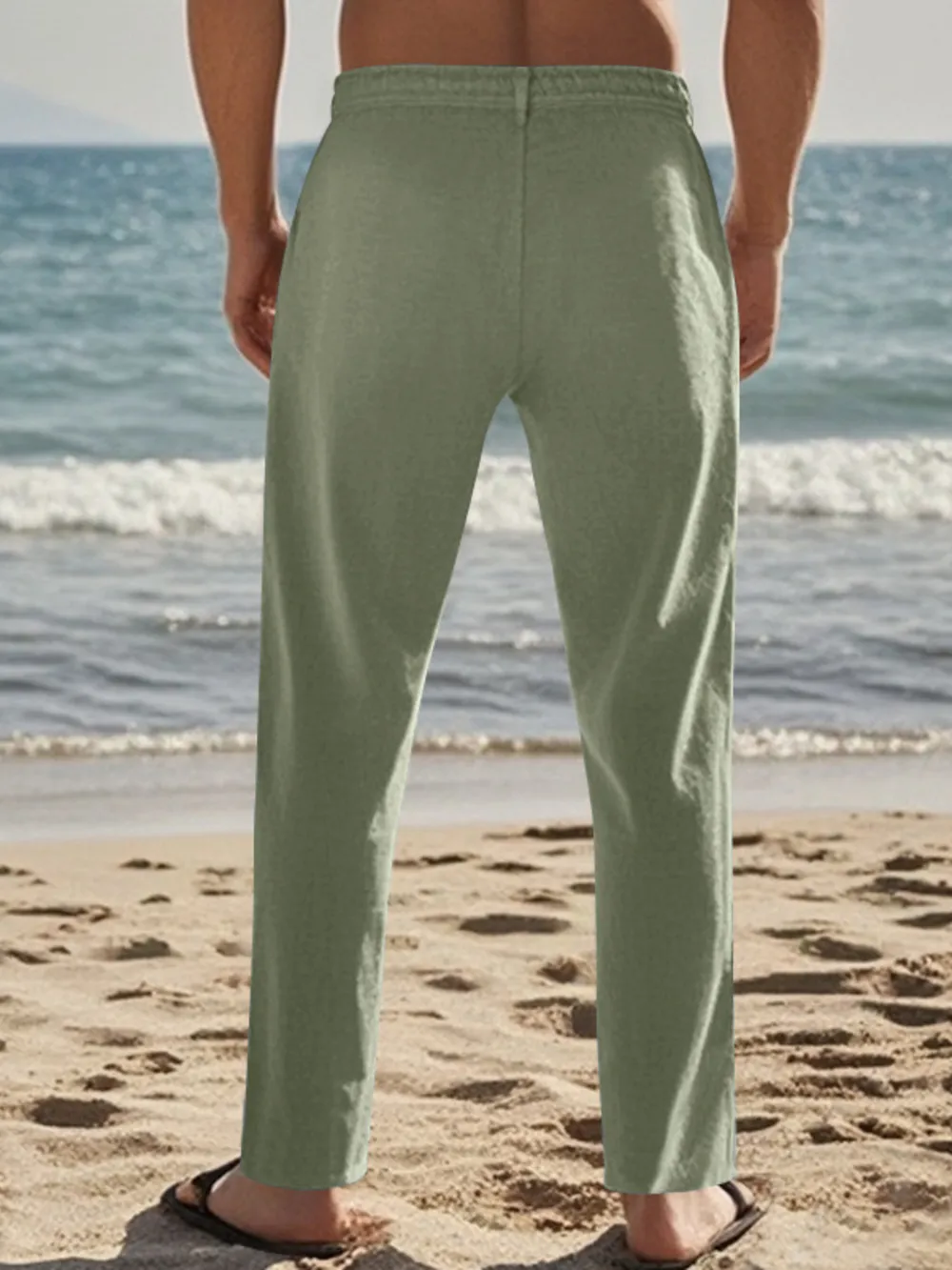 Men's Full Size Casual Drawstring Pants Plus Size, image 2