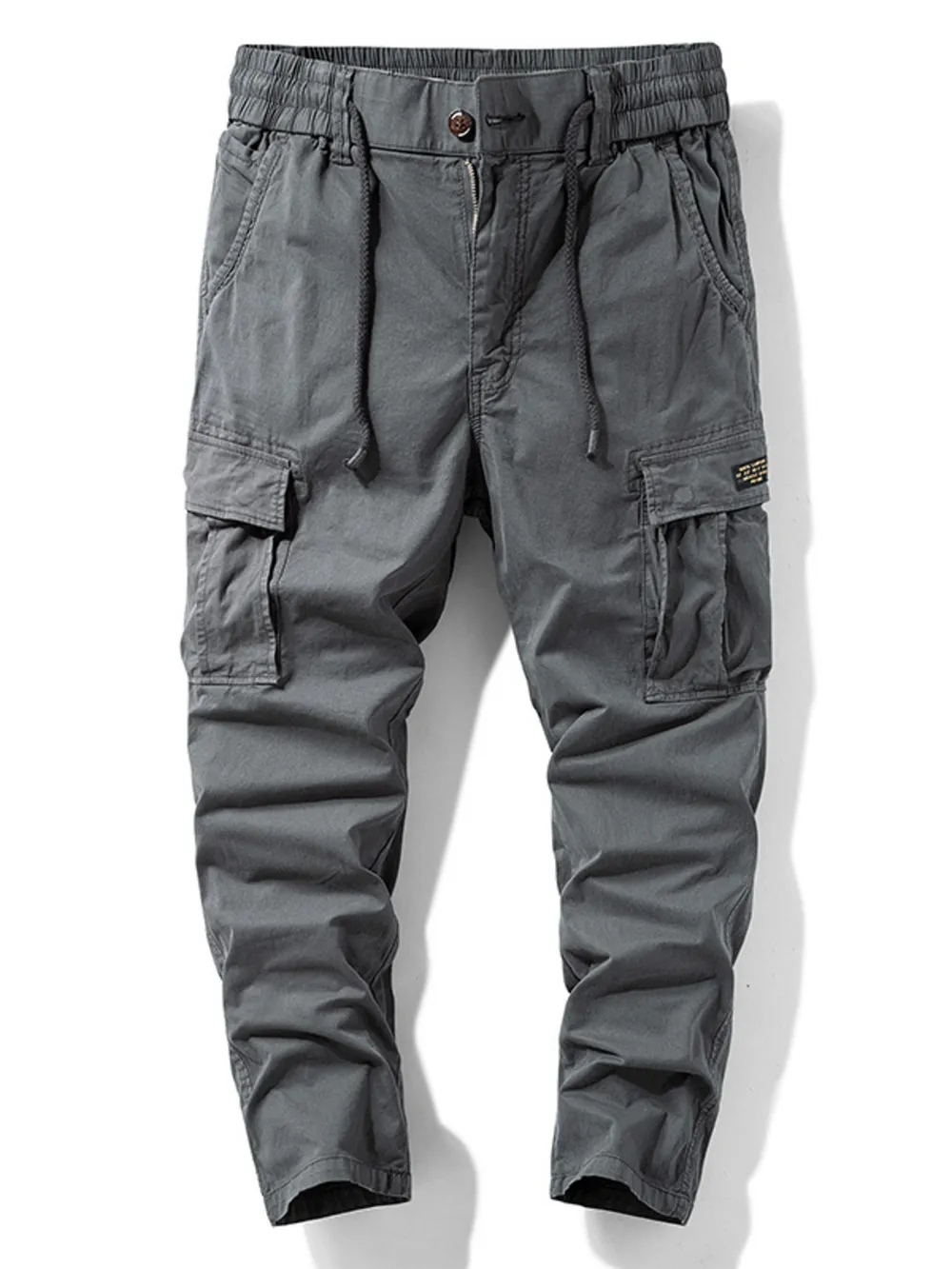 Men's Cargo Pants with Drawstring Waist, image 3