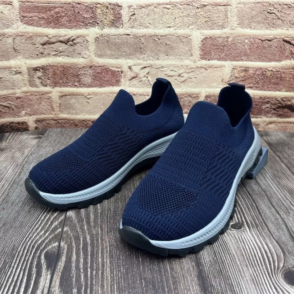 Round Toe Mesh Slip-Ons, image 7