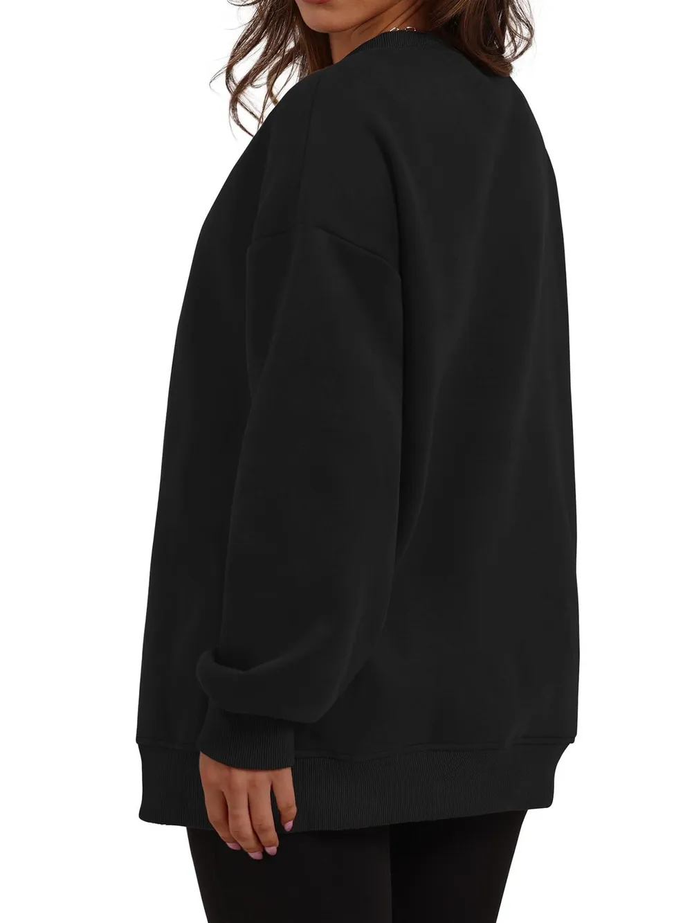 Oversized Long Sleeve Crewneck Sweatshirt, image 16